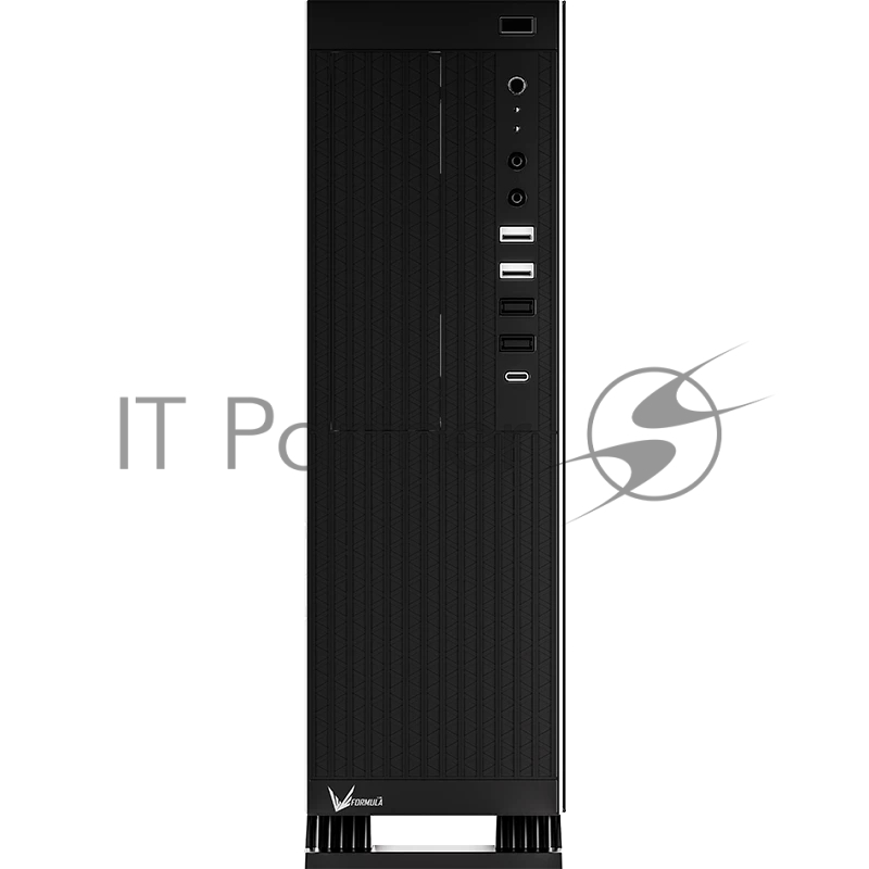Корпус Formula SFF T11 черный без БП mATX 1x80mm 2xUSB2.0 2xUSB3.0 1xUSB3.1 audio