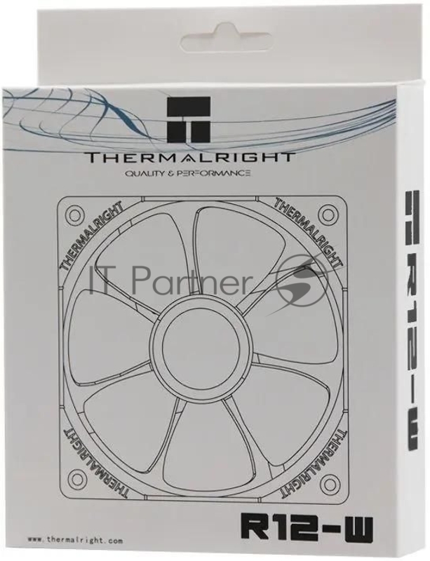 Вентилятор для корпуса Thermalright TL-R12-W 120х120x25 белый 4-pin 23дБ Ret