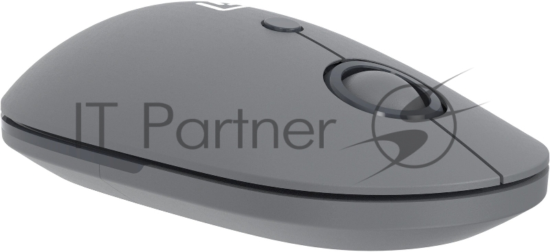 Мышь Оклик 408MW графитовый оптическая 1600dpi silent беспров. USB для ноутбука 4but (2007533)
