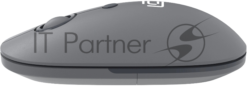 Мышь Оклик 408MW графитовый оптическая 1600dpi silent беспров. USB для ноутбука 4but (2007533)