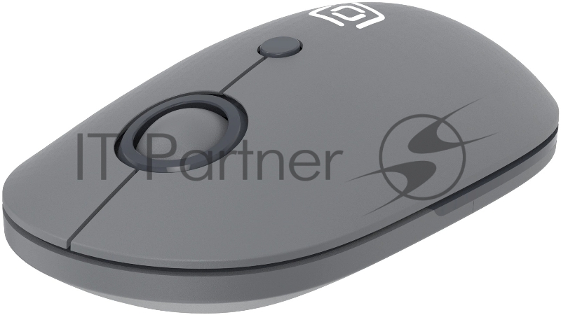 Мышь Оклик 408MW графитовый оптическая 1600dpi silent беспров. USB для ноутбука 4but (2007533)