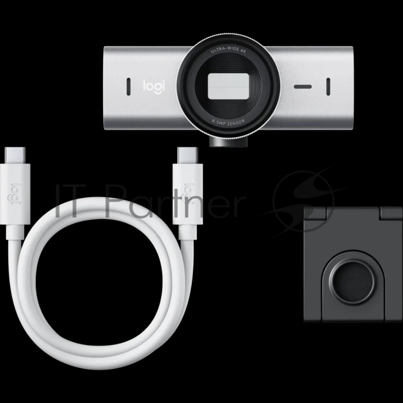 Веб-камера Logitech Brio MX 4К, 3840x2160, серый 960-001554