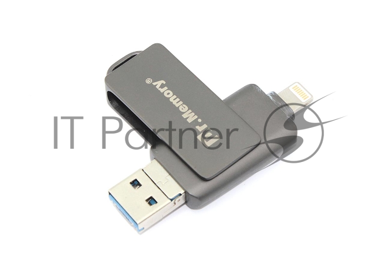 Флешка USB Dr. Memory 051 32Гб, USB 3.0, черный