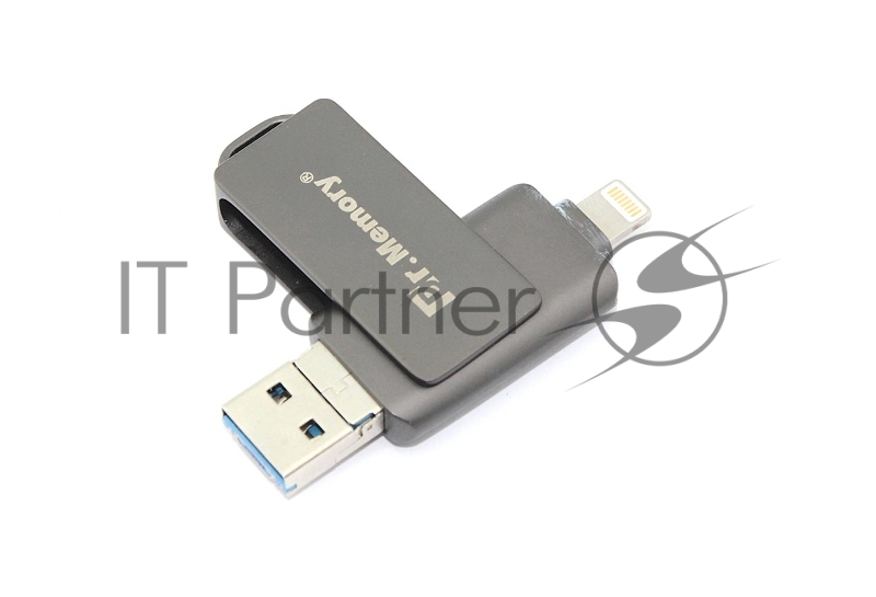 Флешка USB Dr. Memory 051 4Гб, USB 3.0, черный