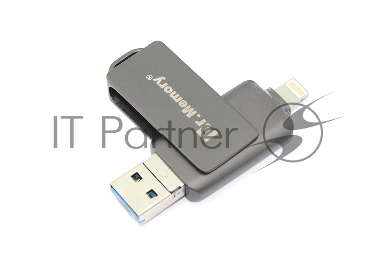 Флешка USB Dr. Memory 051 64Гб, USB 3.0, черный