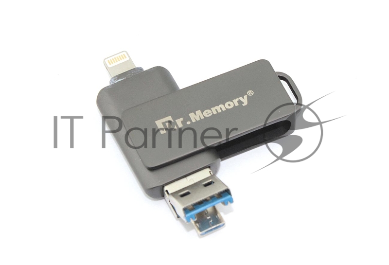 Флешка USB Dr. Memory 051 8Гб, USB 3.0, черный