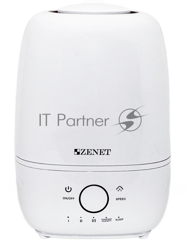Увлажнитель воздуха Zenet ZET-409 25Вт (ультразвуковой) белый
