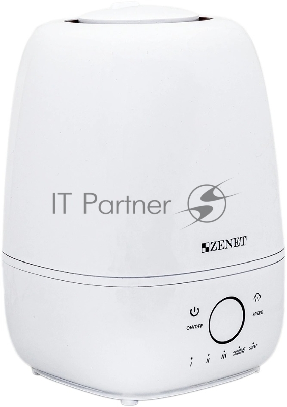 Увлажнитель воздуха Zenet ZET-409 25Вт (ультразвуковой) белый