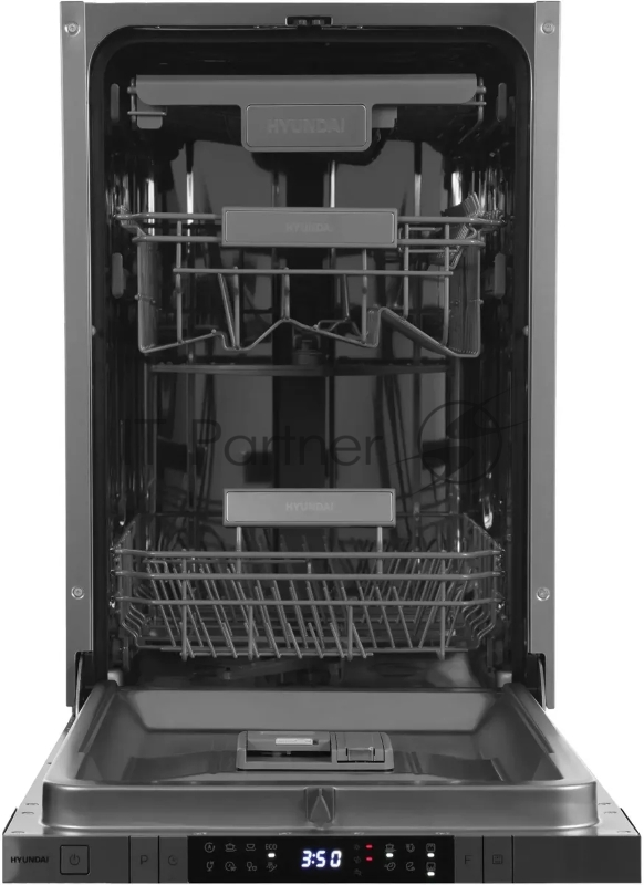 Посудомоечная машина встраив. Hyundai HBD 488 2100Вт узкая серебристый