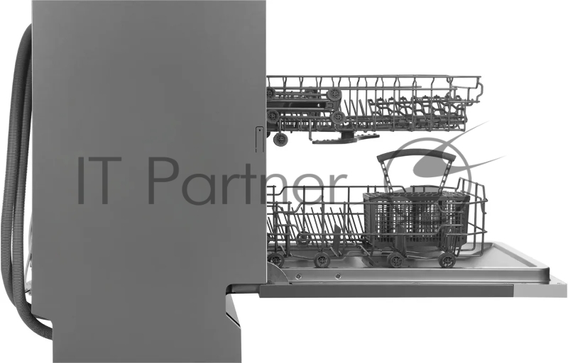 Посудомоечная машина встраив. Hyundai HBD 440P 2100Вт узкая серебристый/белый