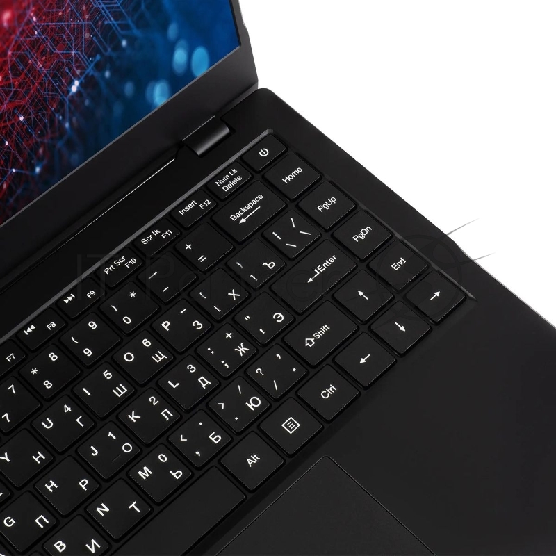 Ноутбук IRU Planio 14ING N100 8Gb SSD512Gb Intel Iris Xe graphics 14 IPS FHD (1920x1080) Windows 11 black 6000mAh (2059101)