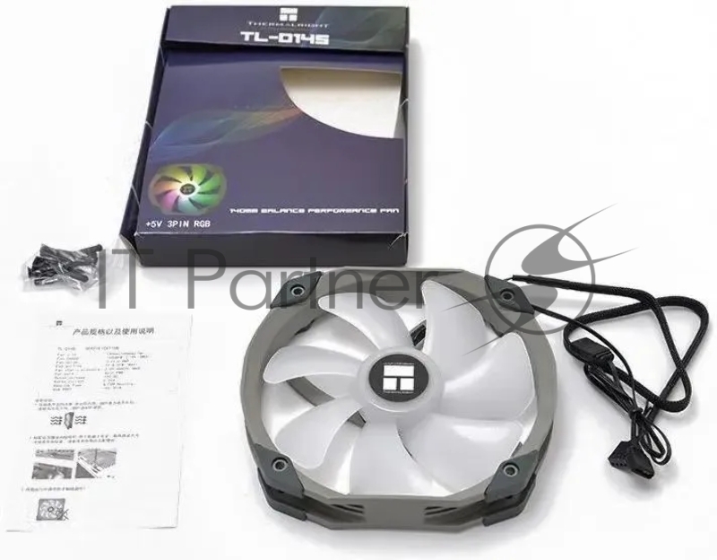 Вентилятор для корпуса Thermalright TL-D14S ARGB 140х152x27 черный 4-pin 25.6дБ (TL-D14S-ARGB) Ret