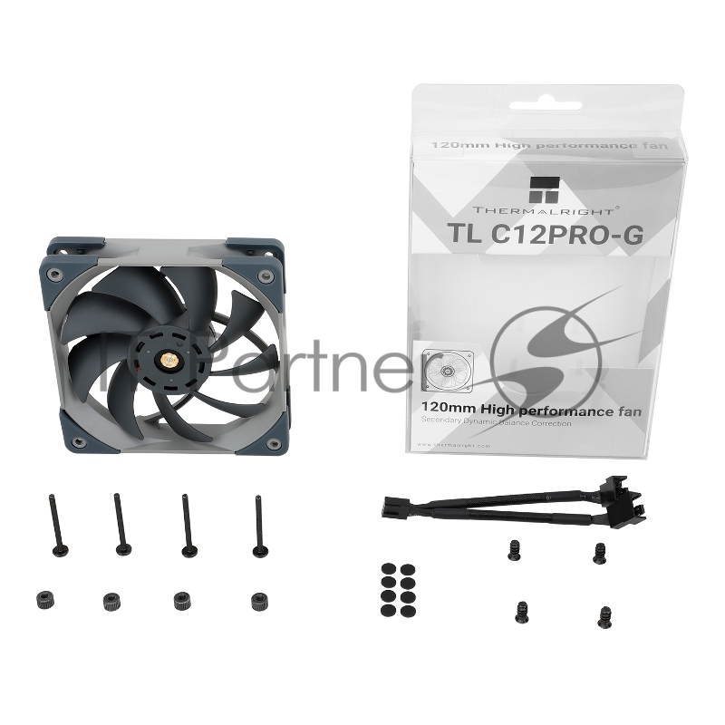 Вентилятор для корпуса Thermalright TL-C12-PRO-G 120х120x25 4-pin 29.6дБ Ret