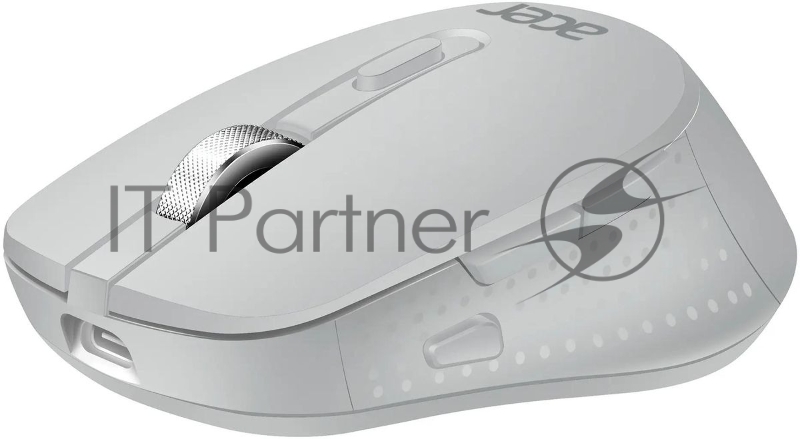 Мышь Acer OMR310, оптическая, беспроводная, светло-серый