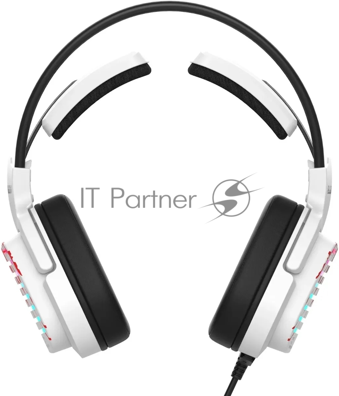 Наушники с микрофоном A4Tech Bloody G565 белый/рисунок 0.2м мониторные оголовье (G565 ENERGY WHITE)