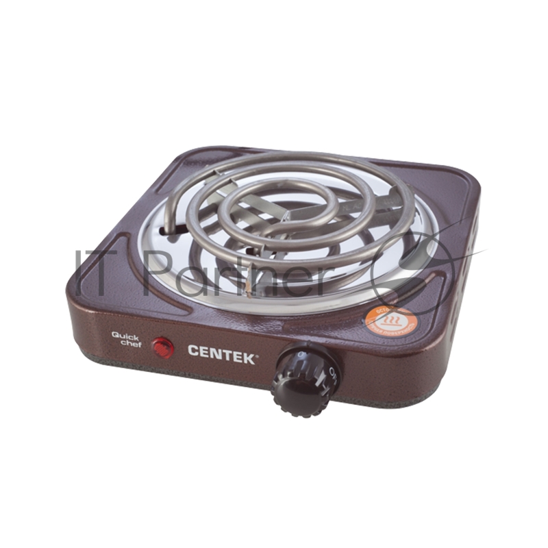 Электрическая плитка Centek CT-1508 (Siberia) 1конфорка ТЭН 140мм, 1000Вт, индикатор работы