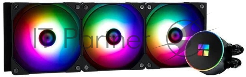 Система водяного охлаждения Thermalright Frozen Magic 360 V2 ARGB Soc-AM5/AM4/1200/1700/1851 черный 4-pin 25.6dB Al Ret (F-MAGIC-360-BL-ARGB-V2)