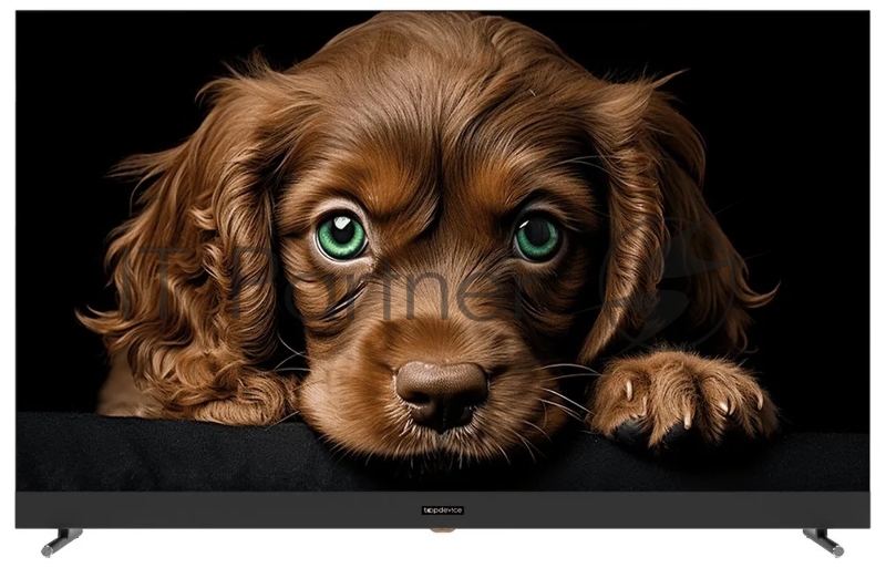 Topdevice 50/UHD/VA-QLED/Smart GTV/2-16Гб/БT/Саундбар/черный