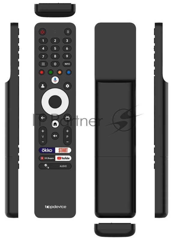 Topdevice 50/UHD/VA-QLED/Smart GTV/2-16Гб/БT/Саундбар/черный