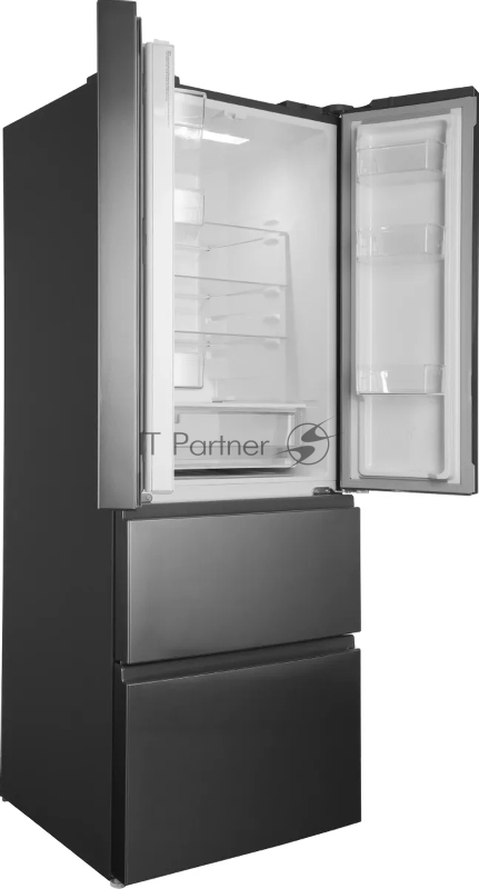 Холодильник Hyundai CM40043F 3-хкамерн. нержавеющая сталь