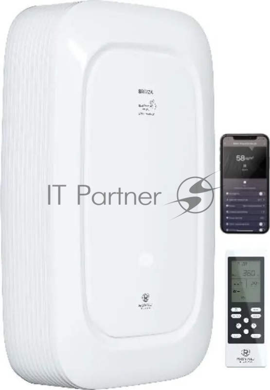 Воздухоочиститель Royal Clima Brezza RCB 150 LUX + EH-1000, 1000Вт, рециркулятор, белый