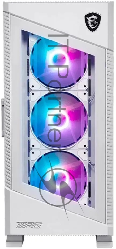 Корпус MSI MPG VELOX 100R WHITE, Global, 2xUSB 3.0, 1xType C, 4x120mm ARGB Fan, ARGB