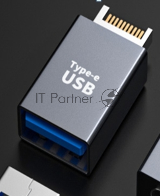 Переходник USB Type E папа на USB 3 мама