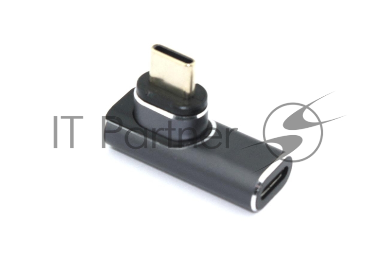 Переходник USB 4 Type C мама-папа угловой с магнитным разъёмом тип 2