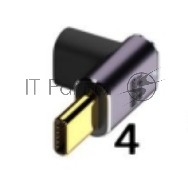 Переходник USB 4 Type C угловой тип 3
