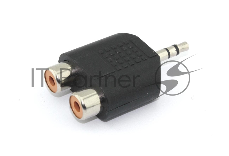 Переходник с miniJack на RCA (тюльпан) 2 канала