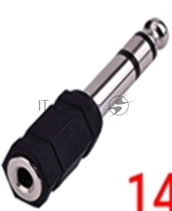 Переходник miniJack 3,5 мм - на Jack 6,3 мм