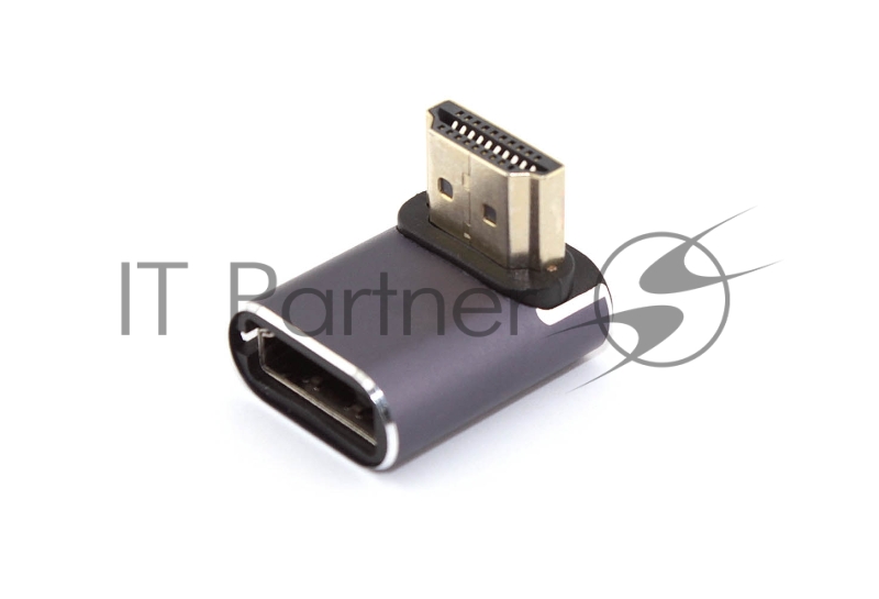 Переходник HDMI угловой папа-мама вниз
