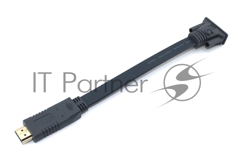 Переходник с кабелем HDMI на VGA цветной 230 мм