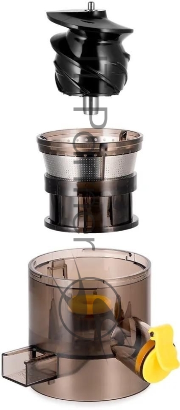 Соковыжималка шнековая Kitfort КТ-1152 100Вт серебристый/черный