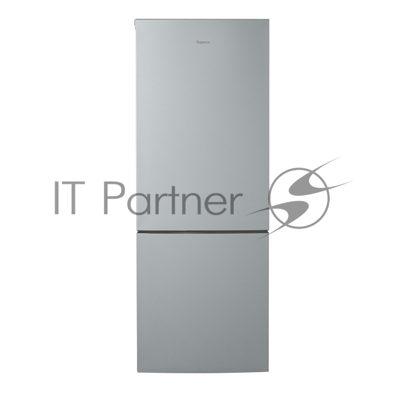 Холодильник Бирюса М6134 металлик, двухкамерный 210/85л морозилка снизу