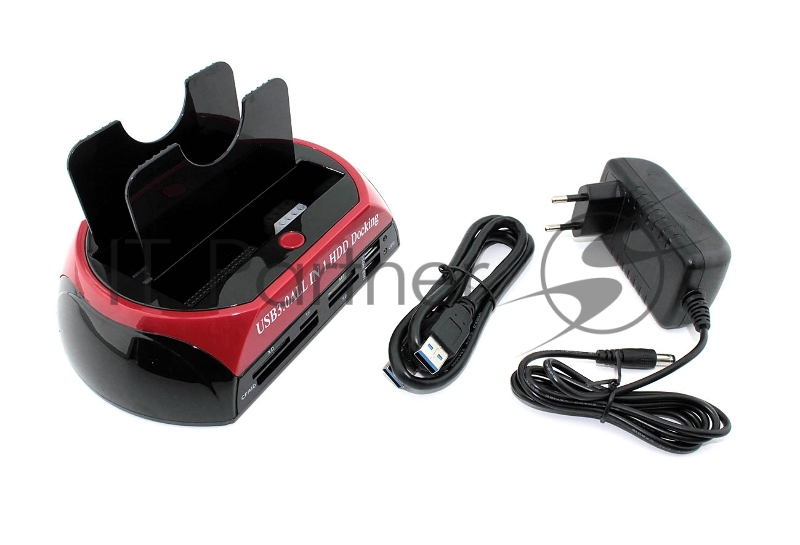 Адаптер-переходник (стакан) для HDD SATA/IDE USB 3.0 + кардридер