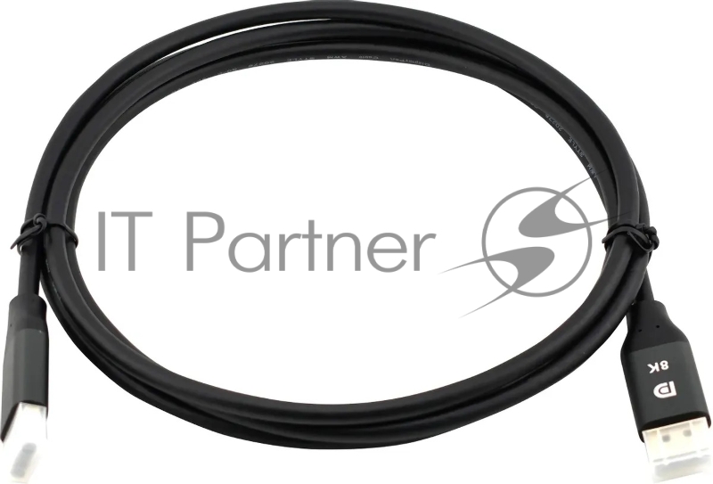 Кабель аудио-видео Cactus CS-DP-DP-1.4-2 DisplayPort (m)/DisplayPort (m) 2м. позолоч.конт. черный