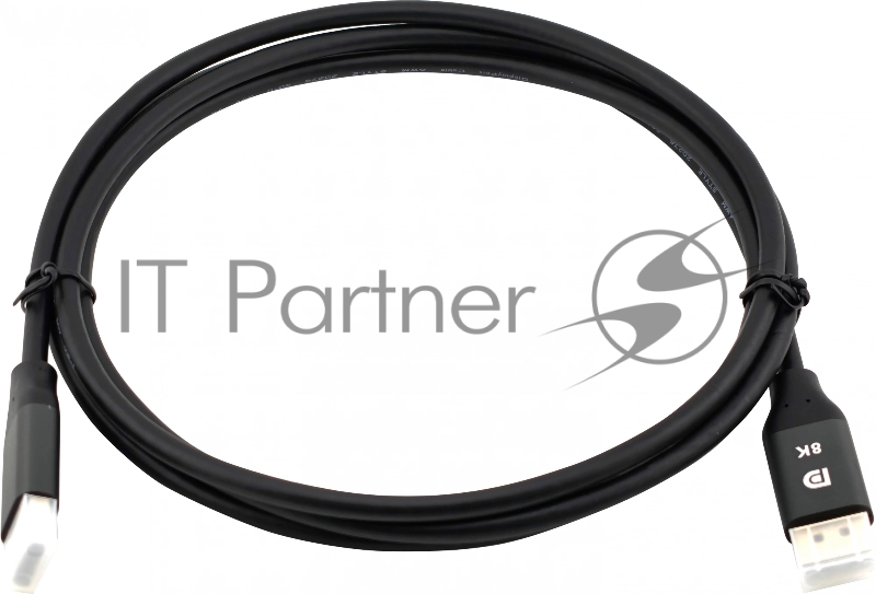 Кабель аудио-видео Cactus CS-DP-DP-1.4-2 DisplayPort (m)/DisplayPort (m) 2м. позолоч.конт. черный