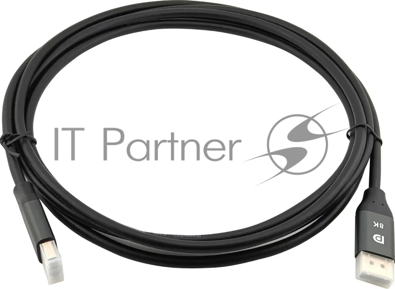 Кабель аудио-видео Cactus CS-DP-DP-1.4-3 DisplayPort (m)/DisplayPort (m) 3м. позолоч.конт. черный