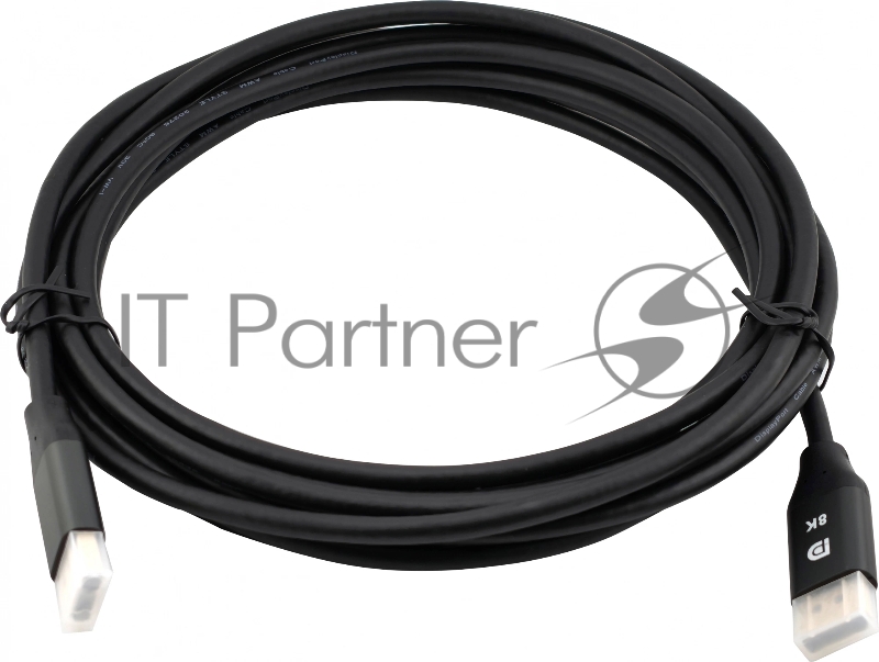 Кабель аудио-видео Cactus CS-DP-DP-1.4-5 DisplayPort (m)/DisplayPort (m) 5м. позолоч.конт. черный