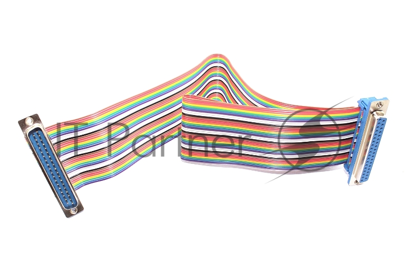 Плоский шлейф DB37 мама-папа