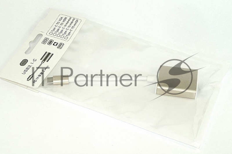 Адаптер Multiport Type-C на VGA для MacBook золотой