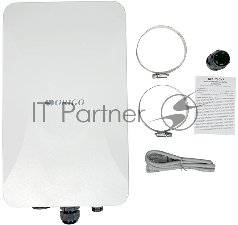 Точка доступа Origo OAP3000M (OAP3000M/A1A) AX3000 100/1000/2500BASE-T белый