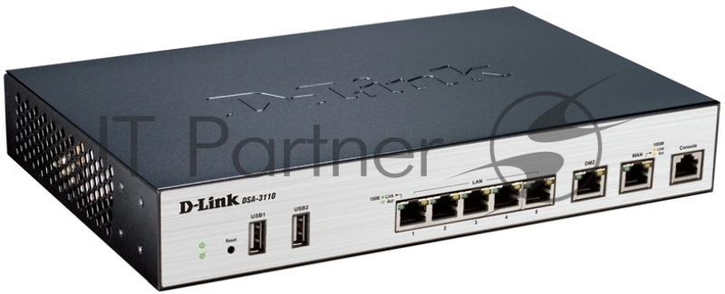 Межсетевой экран D-Link DSA-3110 10/100BASE-TX серебристый