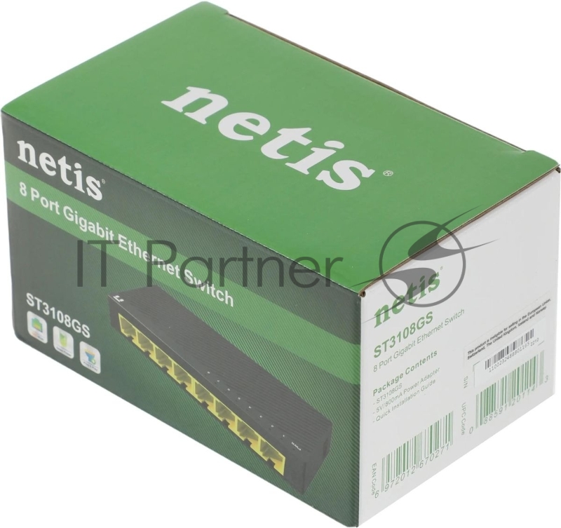 Коммутатор 8PORT 10/100/1000M ST3108GC NETIS
