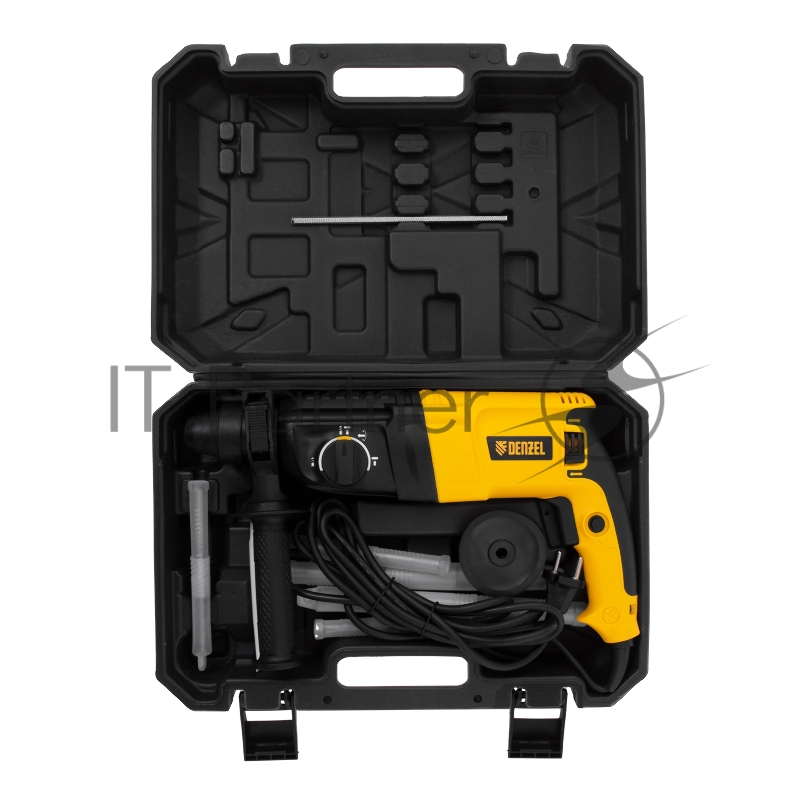 Перфоратор электрический RHH-800-26, SDS-plus, 800 Вт, 3 Дж, 3 плюс 1 реж. Denzel