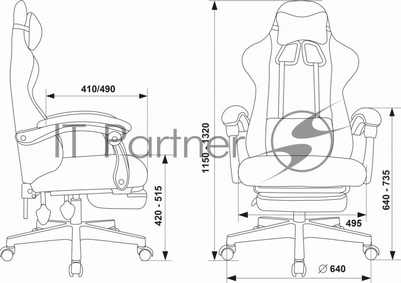 Кресло игровое Knight Lord/F молочный Camby 01 крестов. пластик подст.для ног