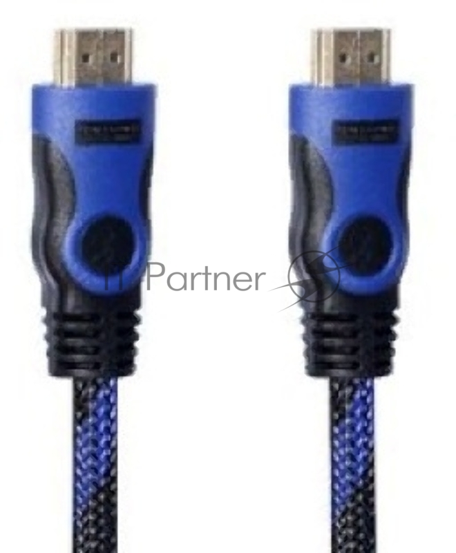 Кабель соединительный аудио-видео Premier 5-813BL HDMI (m)/HDMI (m) 15м. феррит.кольца черный/синий (5-813BL 15.0)