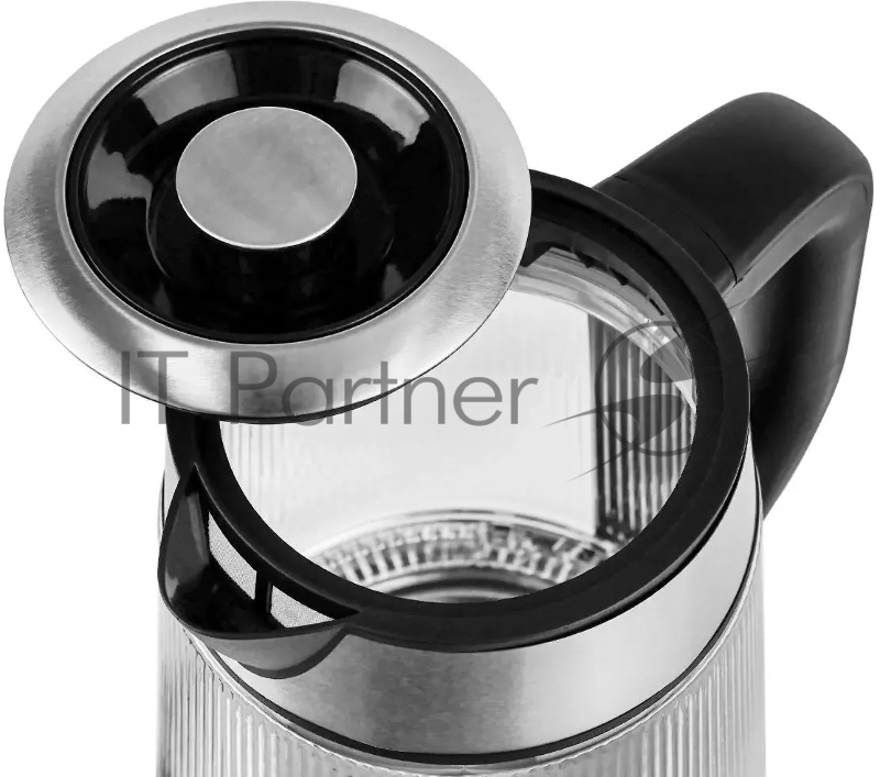 Чайник Centek CT-0013 стекло, 2200 Вт, 1.8 л, серебристый