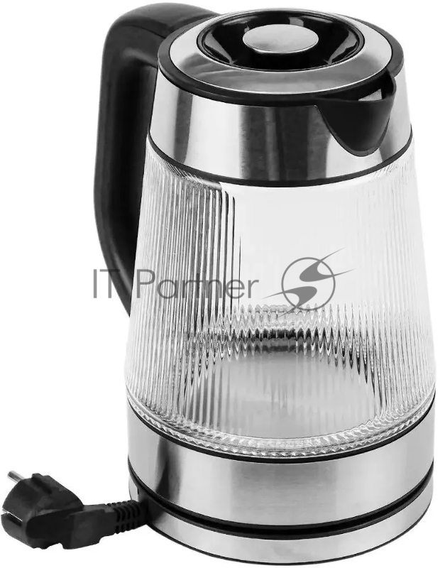 Чайник Centek CT-0013 стекло, 2200 Вт, 1.8 л, серебристый